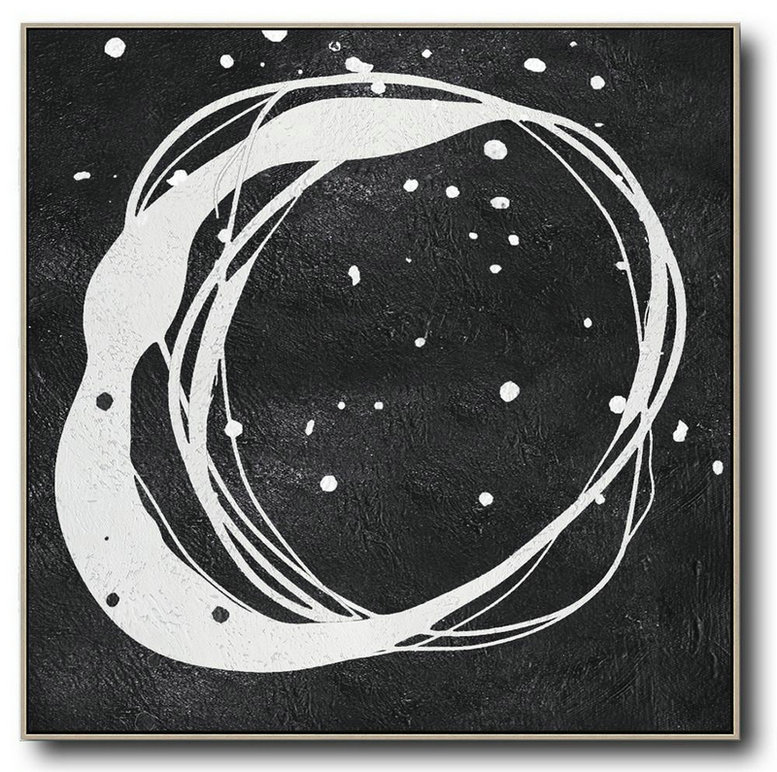 Large Abstract Art,Oversized Minimal Painting On Canvas - Hand Painted Abstract Art